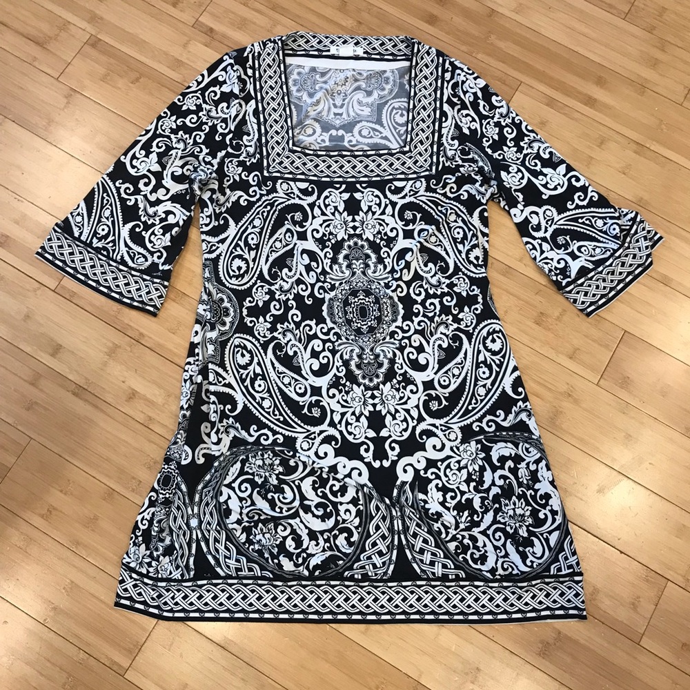 White House Black Market Paisley Dress